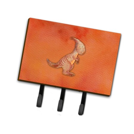 Carolines Treasures Parasaurolophus Watercolor Leash or Key Holder BB7400TH68